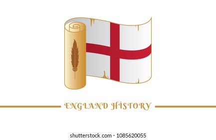 england flag and england history