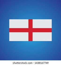 england flag icon logo vector illustration design template