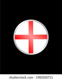 England flag icon vector design for logo.
