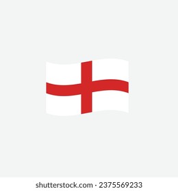 England flag icon vector illustration
