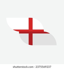 England flag icon vector illustration