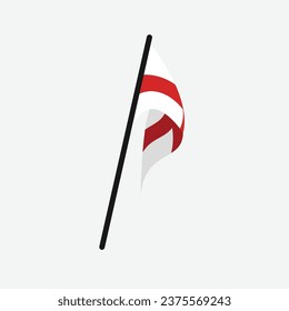 England flag icon vector illustration