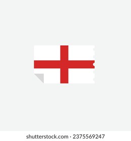 England flag icon vector illustration