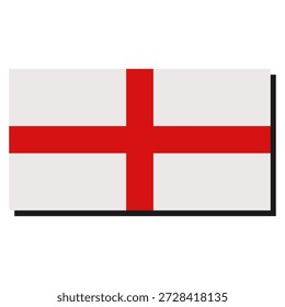 England flag illustrated in vector