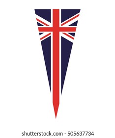 england flag isolated icon vector illustration design