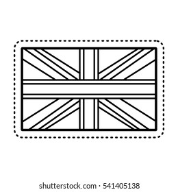 england flag isolated icon vector illustration design