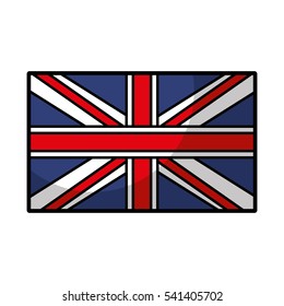 england flag isolated icon vector illustration design