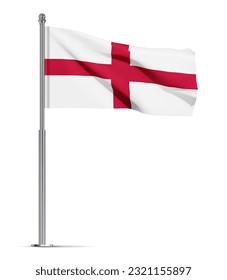 England flag isolated on white background. EPS10 vector