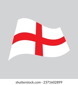 england flag logo vector icon illustration design 