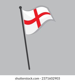 england flag logo vector icon illustration design 