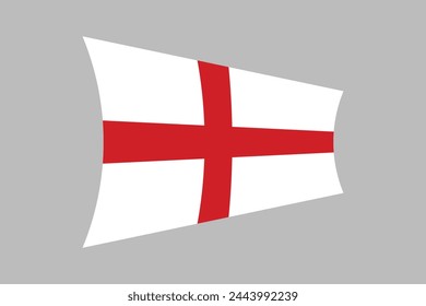 England flag, The flag of England, England national Flag Vector illustration, Standard color

