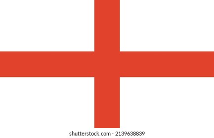 England Flag. Official colors and proportions. National England flag. 