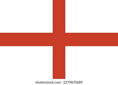 England Flag. official colors and proportions. National England flag. vector