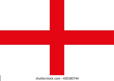 England Flag Official Proportions Correct Vector Stock Vector (Royalty ...