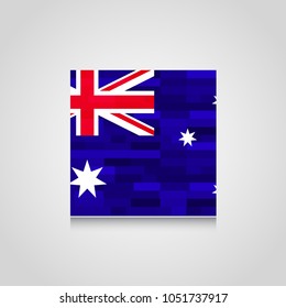 England flag in a stylish design vector