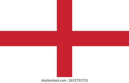 England Flag Vector with appropriate size 