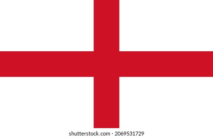 England Flag Vector for Designer.