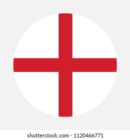 England Flag, Vector image and icon