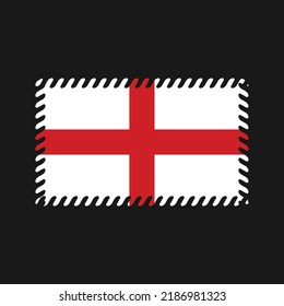 England Flag Vector. National Flag
