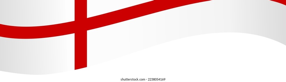 England  flag wave  isolated  on png or transparent background,Symbol England ,template for banner,card,advertising ,promote,and business matching country poster, vector illustration