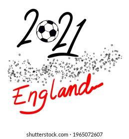 England football team 2021 for design cards, invitations, gift cards, flyers, tee shirts