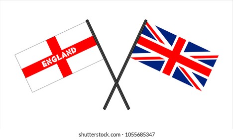 england great britain flags