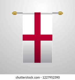 England hanging Flag