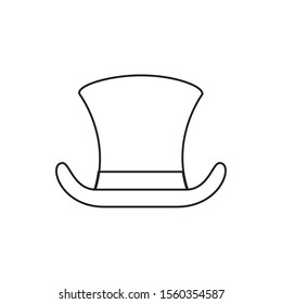 england hat gentleman accessory icon vector illustration design