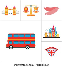 England Icons Set