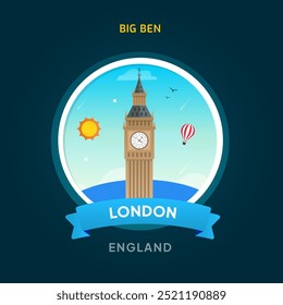 Distintivo de marco inglês Big Ben