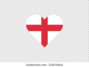 England love heart shape Europe Britan