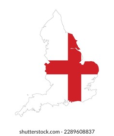 England map flag inside, England flag
