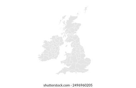 England map Grayscale,isolated on white background for website layouts,background,education, precise,customizable,Travel worldwide,map silhouette backdrop,earth geography, political,reports.