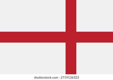 england national flag horizontal rectangle vector illustration isolated on white background clean flat design