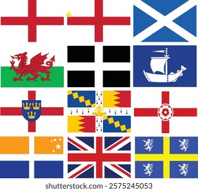 England National and Other Flags