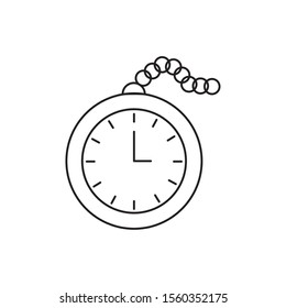 england Pocket Watch isolated icon vector illustration design