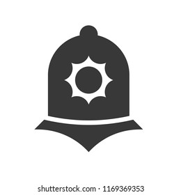 England police helmet, police related icon