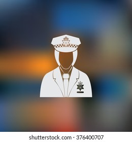 England Policeman Vector icon