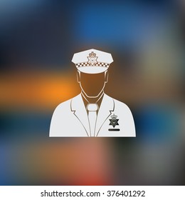 England Policeman Vector icon