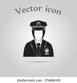England Policeman Vector icon