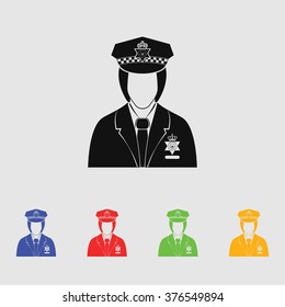 England Policeman Vector icon