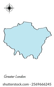 England Region Vector maps - Greater London