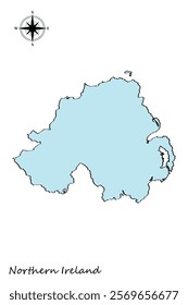 England Region Vector maps-Northern Ireland