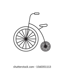 england retro bicycle isolated icon vector illustration design