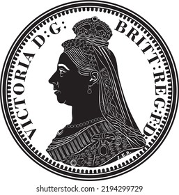 england silver coin handmade design silhouette