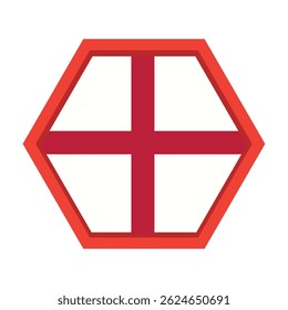England soccer shield icon. Vector illustration