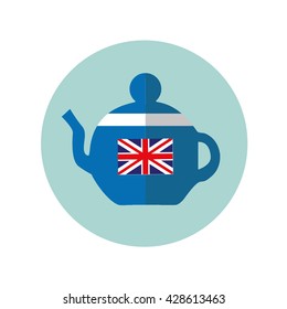 England tea vector. United Kingdom