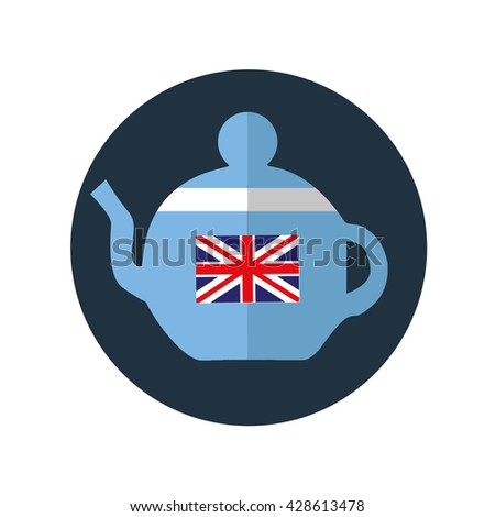England tea vector. United Kingdom