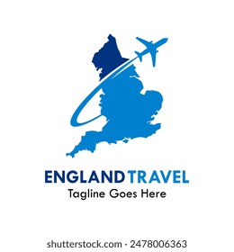 England travel design logo template illustration