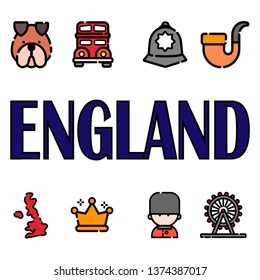 England and uk landmarks.